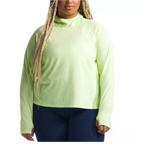 North Face Women’s Adventure Sun Hoodie Lime size 1x